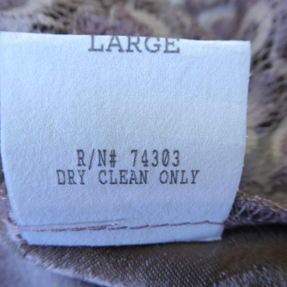 Spencer Alexis SiLK Blend Boho Kimono Top Neutral Beige Pink Knot Button Embosse - Picture 8 of 8